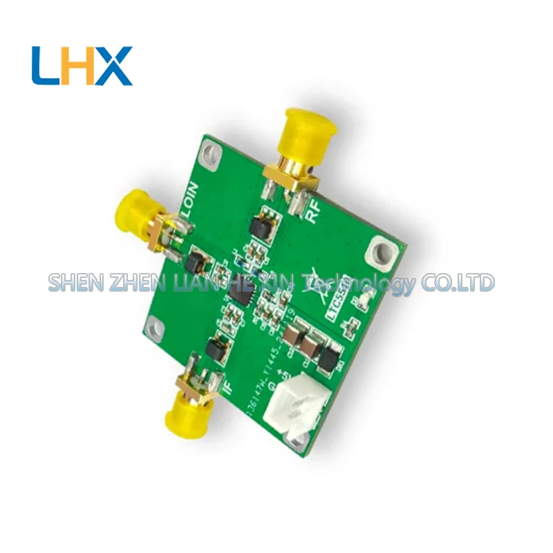 

Модуль широкополосного смесителя LTC5510 с полосой пропускания 1 МГц-6 ГГц и низким уровнем затрат на конверсию и потерь при введении сигнала.