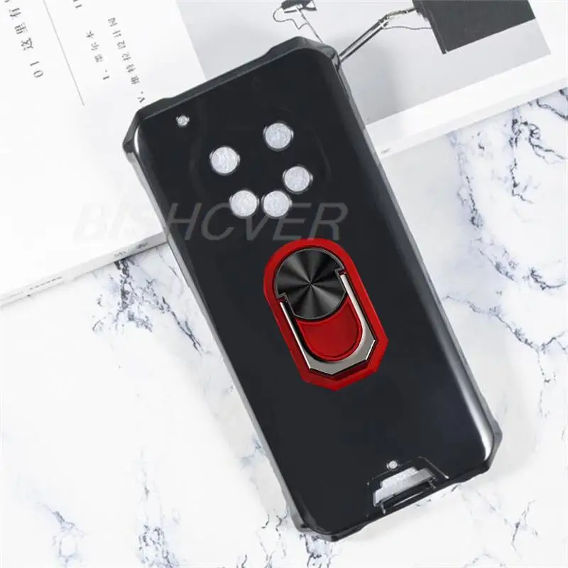 For OUKITEL WP5 WP13 WP15 WP17 WP6 WP7 WP8 Pro WP19 Case Back Finger Ring Soft TPU Silicone Case For OUKITEL WP5 Phone Cover