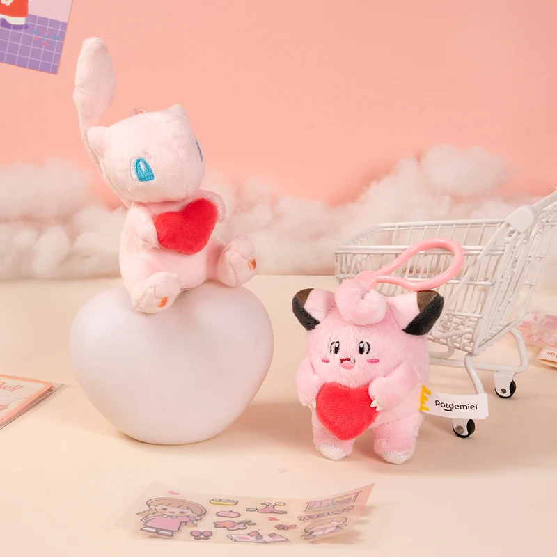 Pokémon gengar charmander togepi anime brinquedo de pelúcia dos desenhos animados & bonito boneca chaveiro brinquedo das crianças mochila pingente presente aniversário