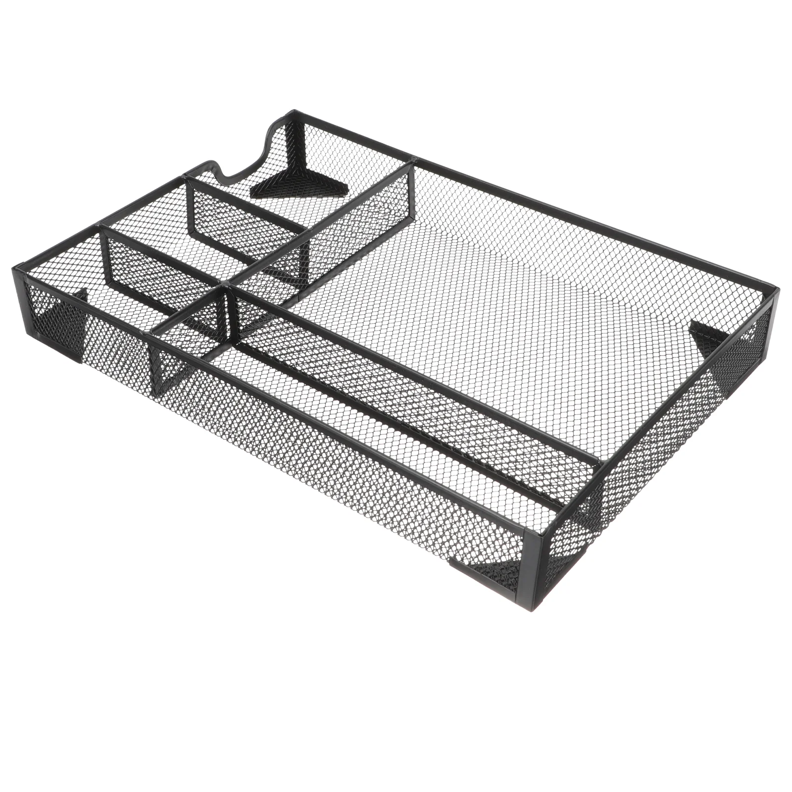 Organizador de talheres, suporte para arquivo de revista de estudante, material de escritório, resistente ao desgaste, livro de mesa preto doméstico