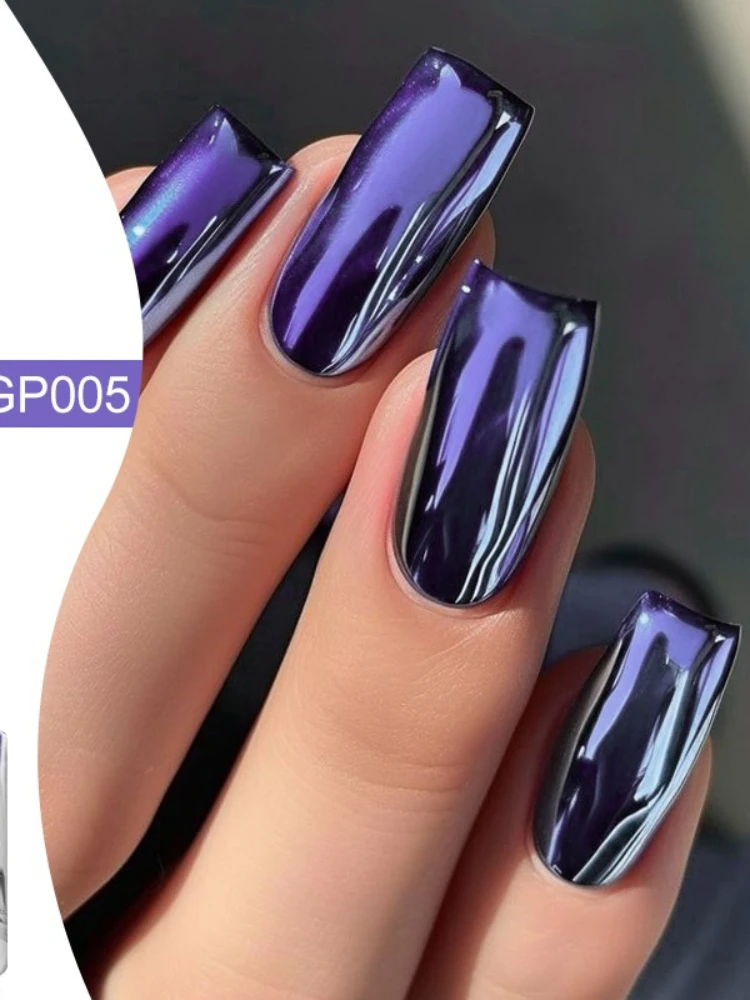 Vernis à ongles à base d'eau, bouteille en verre de 8ml, vernis chromé coloré pour Nail Art, manucure à faire soi-même, pas besoin de lampe, printemps et été