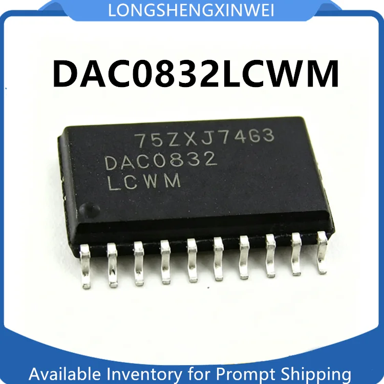 1PCS New Original DAC0832 DAC0832LCWM SOP20 8-resolution D/A Conversion Integrated Chip in Stock
