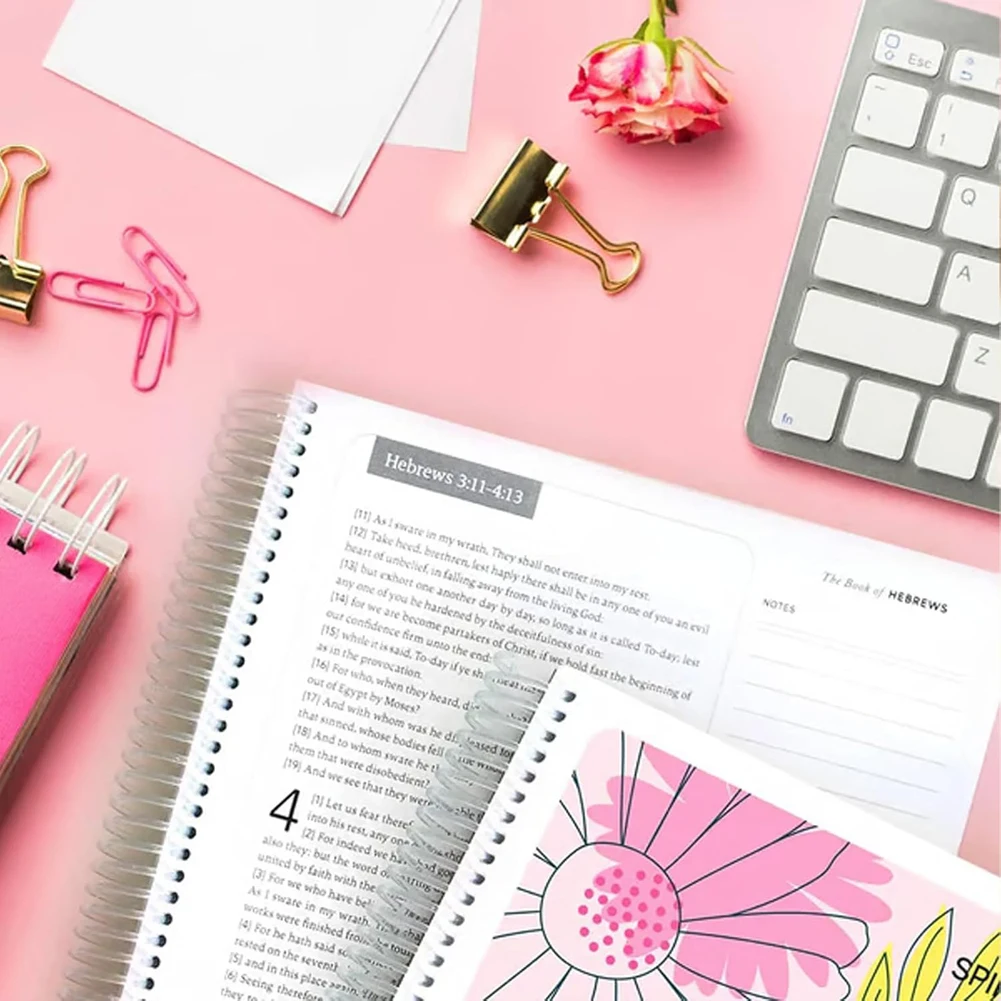 Bible Scripture Reading Journal Yearlong Bible Study Journal Hardcover Notebooks for Work Note Taking and Office School Supplies