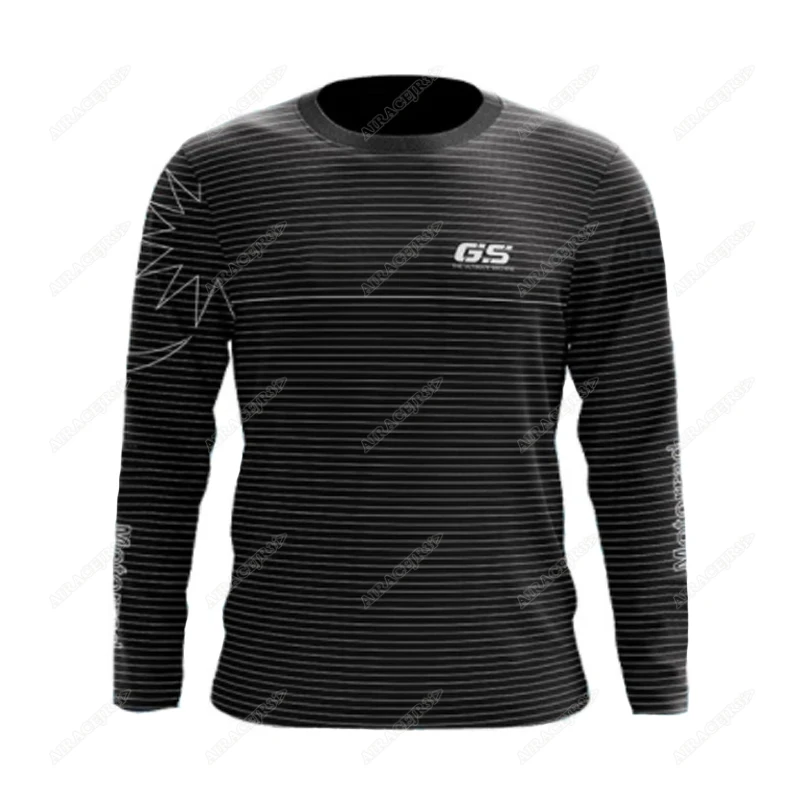 Para BMW Camiseta larga verano RIDE R1250 GS F800GS/R120GS/Motorrad motocicleta aventura Motorsport Racing camisetas negras Anti-UV
