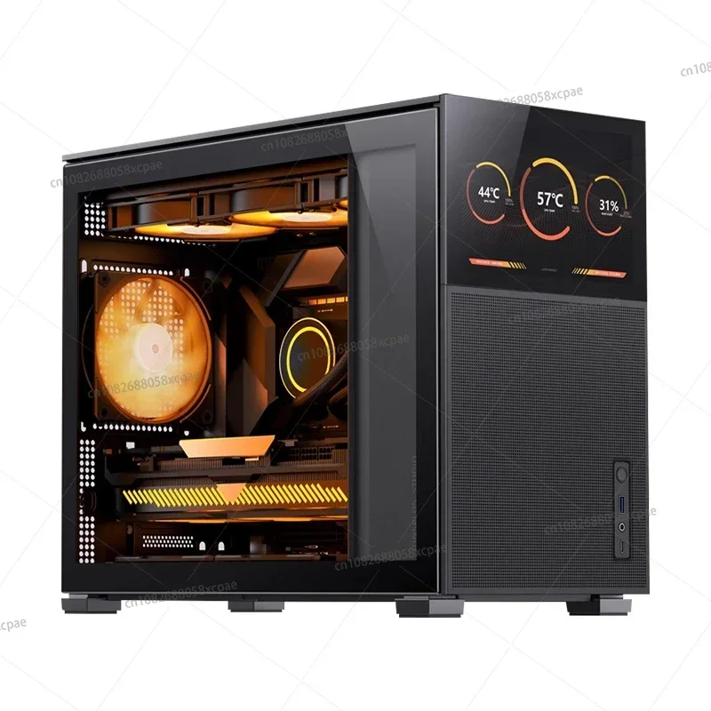 D31 D41 Chassis Matx Desktop Compact MESH Side Transparent 360 Water Cooled Desktop Sub Screen