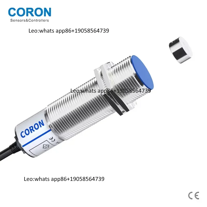 CORON CFJ-A18M-20ANA Magnetic Switch 20mm Sensing Range Proximity Sensor M18 Size Flush Mount NPN NO 10-30vdc 3-wires IP67