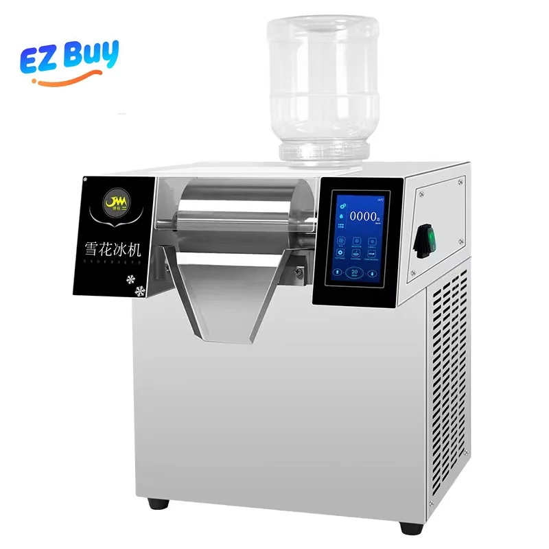 Máquina de hielo de leche coreana completamente automática hecha en China/máquina de hielo con copos de nieve 400KG/24h máquina Bingsu helado de nieve