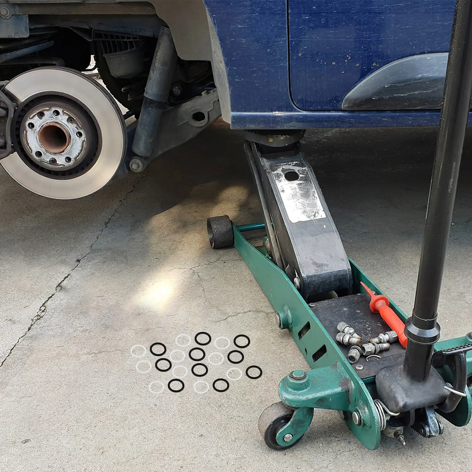 20Pcs Hydraulic Jack Oil Seal Kit Horizontal Replacement Wear-Resistant Floor Jack Repair Tools High Load Capacity