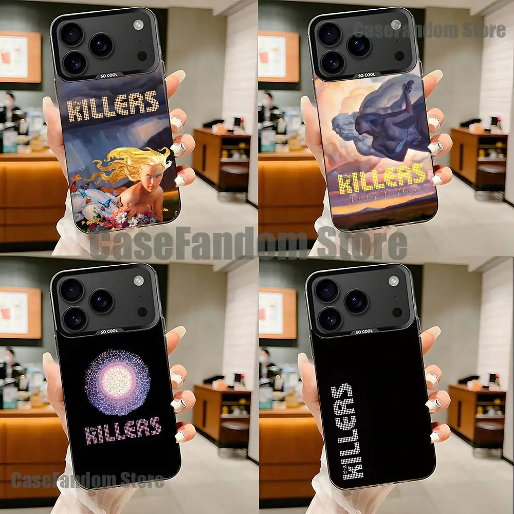 

Band The K-Killers Black Matte Shockproof CoverPhone Case For iPhone 17,16,15,14,13,12,11,Pro,Max,Plus