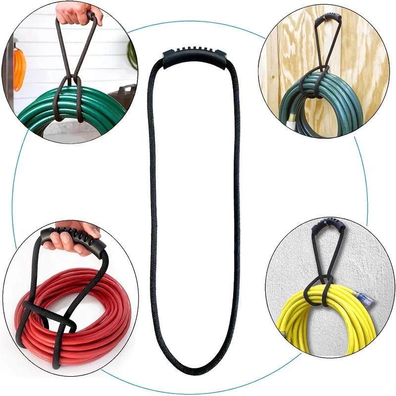 5pcs multifunctional storage strap, heavy-duty nylon storage rope, storage strap, with handle extension cord and hose organizer