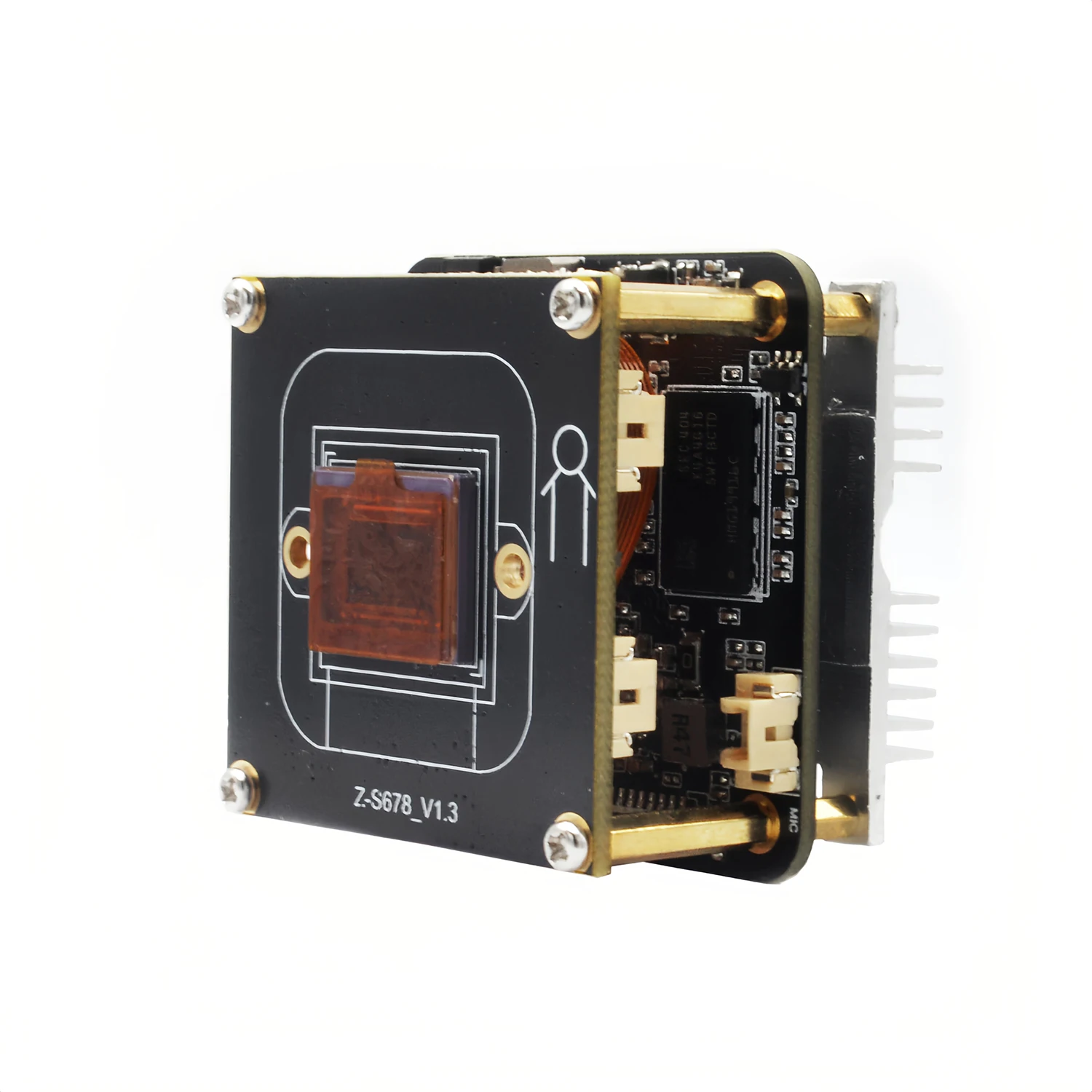 Ultra 4K 8MP Camera Module IMX678 Sensor 0.0001 lux Starvis2 AI ISP 30fps clear HDR High Video Resolution USB Output Optional