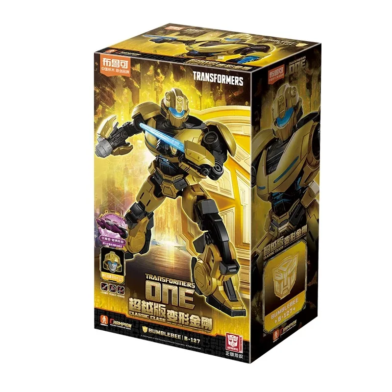 Blokees Transformers B-127 11,8 cm Bumblebee One Movie Modello assemblato Giocattoli Action Figure