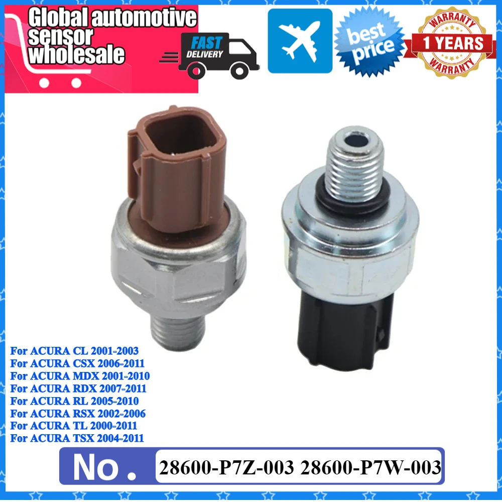 

Car Transmission Pressure Switches For ACURA MDX RDX Honda ACCORD CIVIC ODYSSEY 2PCS 28600-P7W-003(99230) 28600-P7Z-003(99194)