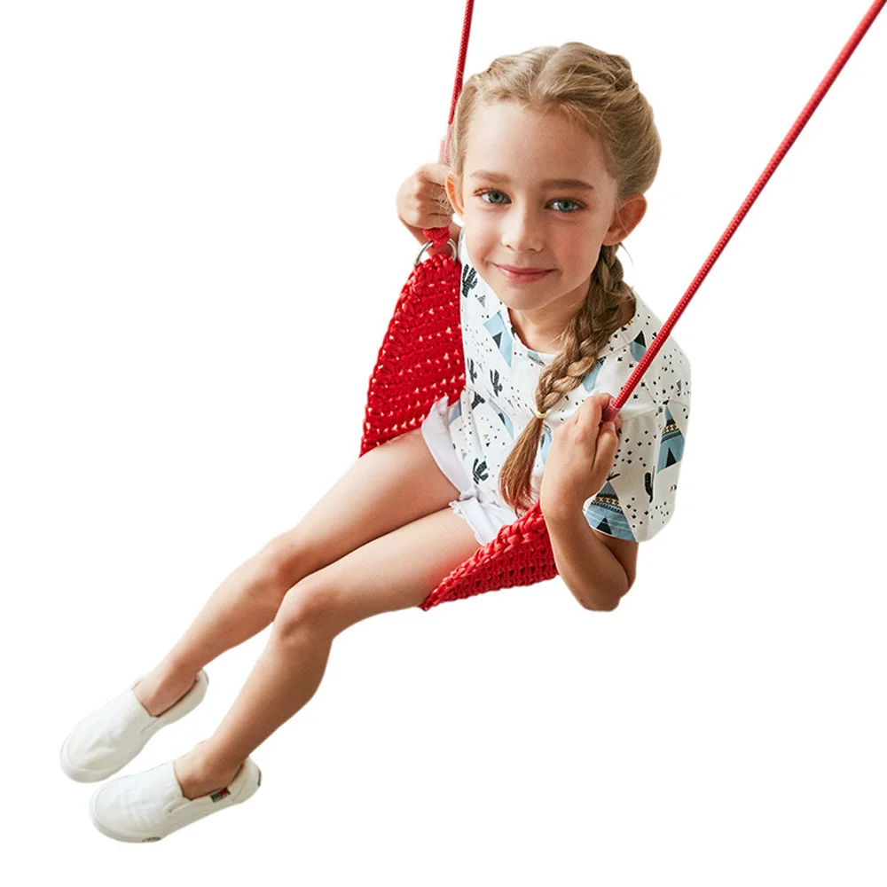 Flying Garden Swing Kids Hanging Seat with Height Adjustable Ropes Indoor Outdoor columpios de jardín Board Kids Swing ריהוט גינ