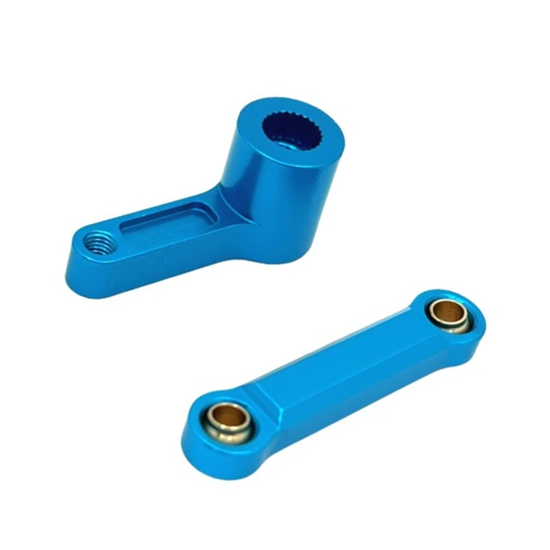 Metal Upgraded Remote Control Car Parts 25T Servo Arm, Servo Steering Rod Fit for MJX 1/7 7303