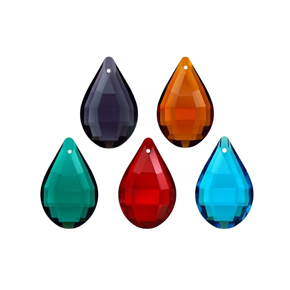 

Camal 38mm Pipa Crystal Prism Beads 5Pcs/Lot Suncatcher Pendant Chandelier Lighting Parts DIY Handmade Craft Decor Accessories