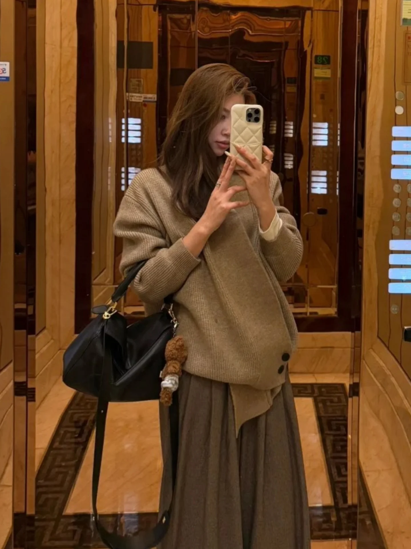 

Свободный вязаный кардиган унисекс с асимметричной застежкой на пуговицах, высококачественный, повседневный, удобный, зимняя верхняя одежда