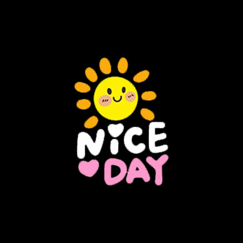 Sunflower Fun Nice Day Decorative Stickers for Cars Creative and Personalized Motorcycle Stickers Vinyl Decal Car Accessories view 2