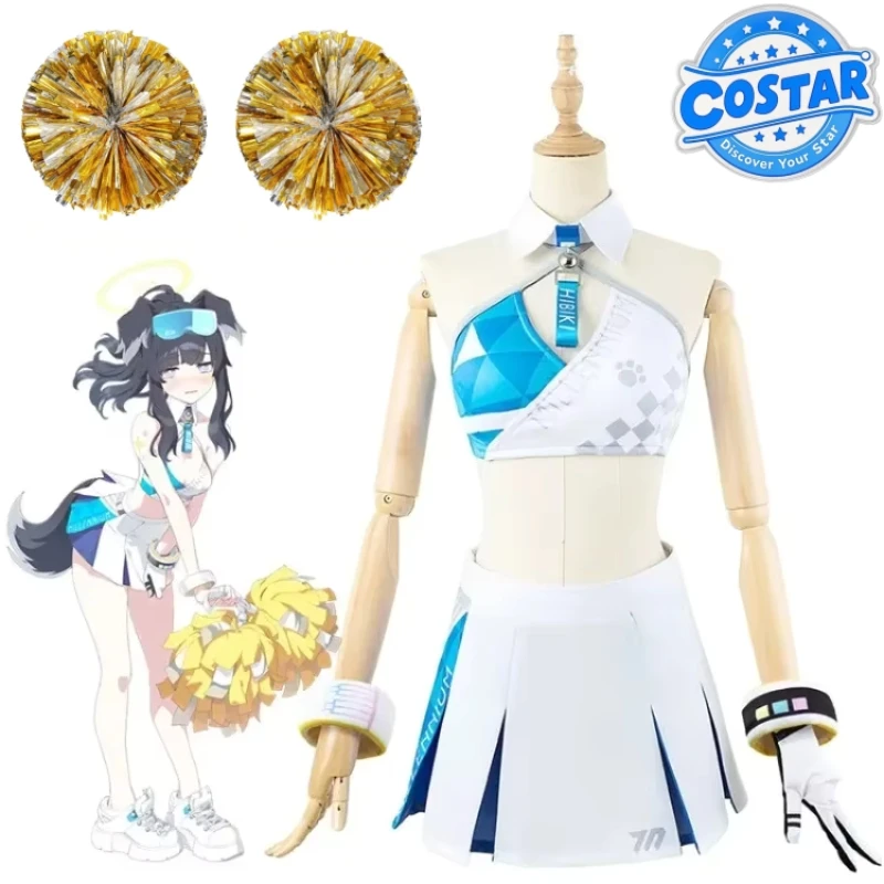 Anime archivo azul Snekozuka Hibiki disfraz de Cosplay trajes de porristas falda pulseras trajes accesorios de disfraces personalizados