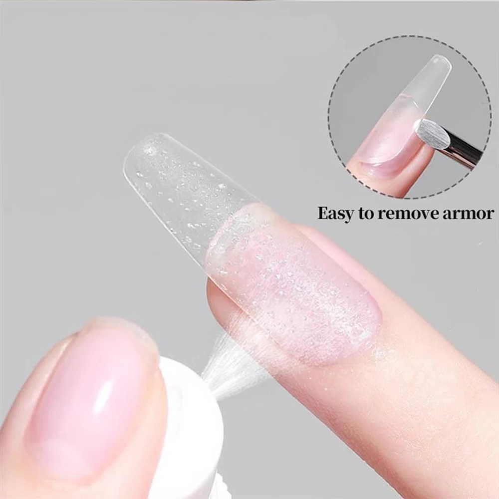 30g/Tube facile à coller solide Patch pour ongles Gel adhésif gommeux faux ongles conseils colle besoin UV/LED lampe Cure faux ongles Extension colle