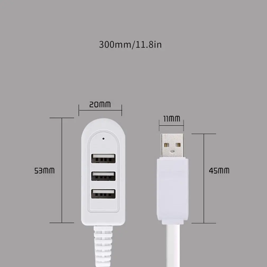 USB Hub 2.0 MultiUSB Splitter Adapter Cable 1m 0.3m Mini Hub For PC Laptop USB Hab Extender Cable Computer Accessories