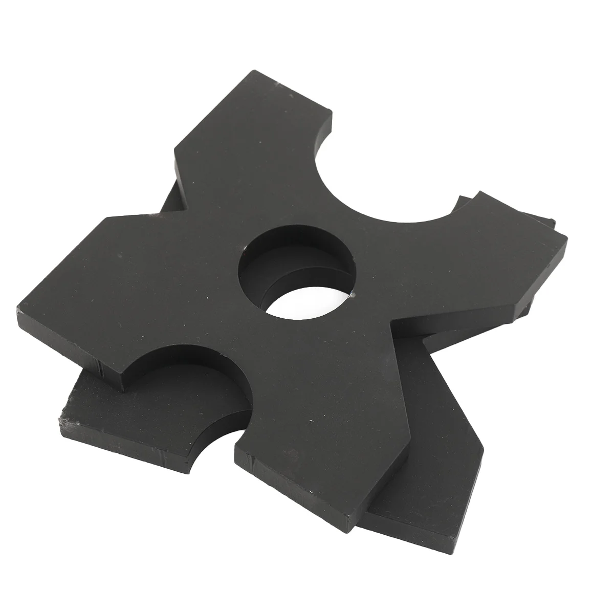 2 Piastre di Pressione da 16mm per Pressa Idraulica 20T-32T, Piastra in Ferro ad Alta Resistenza a Forma di H con 4 Fessure e Aperture a V/U, Superficie Verniciata a Spruzzo Durevole 18x18cm
