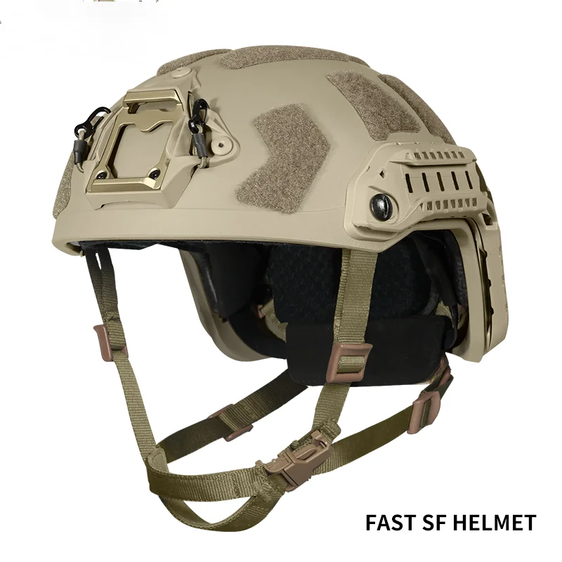 FAST Tactical Ballistic Helmet SF Ultra High Cut ABS Alloy Lightweight Special Operations Paratrooper Fan Field Helmet