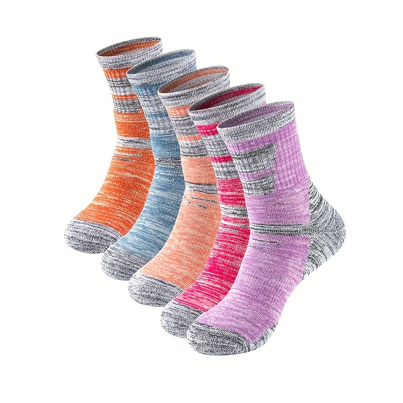 

3Pairs Cotton Sports Sock Comfortable Fashion Cotton Breathable Middle Tube Socks Soft Shock-Absorbing Breathable For Men Women