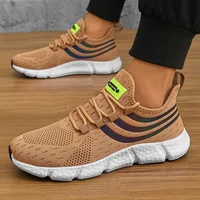 Chaussures de dehors Décontractées pour Homme, Baskets Légères et Respirantes, Plates, Anti-Allure, Course en Plein Air, Marche, Tennis, d'Athlétisme, Jogging 4