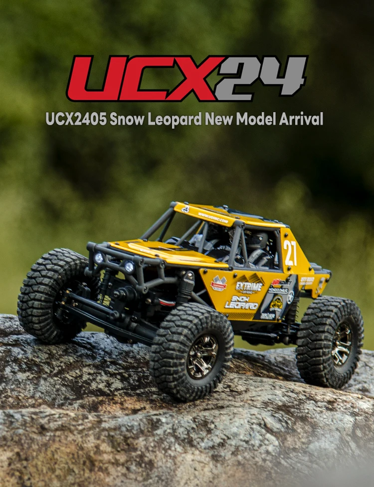 UDIR/C UCX2405 UCX2405PRO RTR 1/24 2.4G 4WD RC Car Rock Crawler Off-Road Climbing Truck Full Proportional Vehicles Models Toys