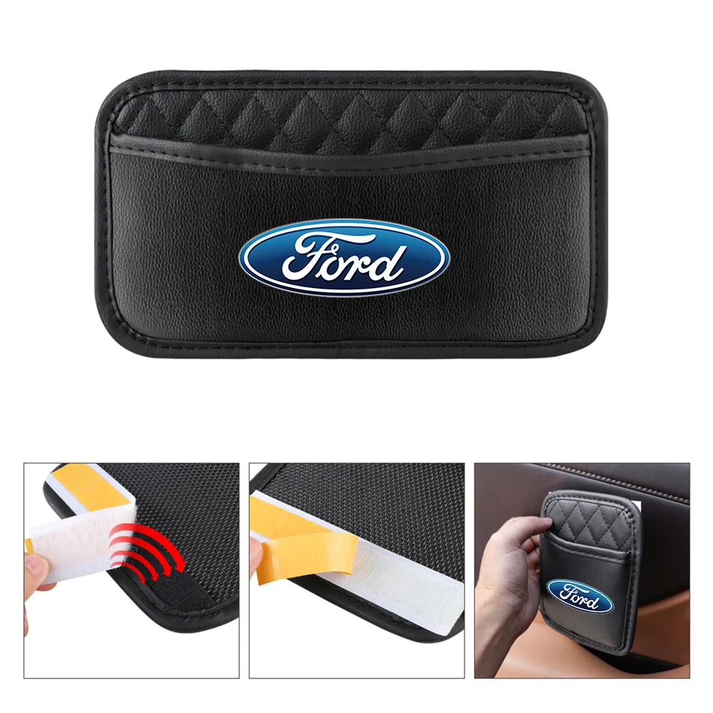 1PCS Car Storage Bag Auto Seat Back Organization Pockets Tools Accessories For Ford Focus Fiesta Focus ST Ranger Mondeo Ecosport