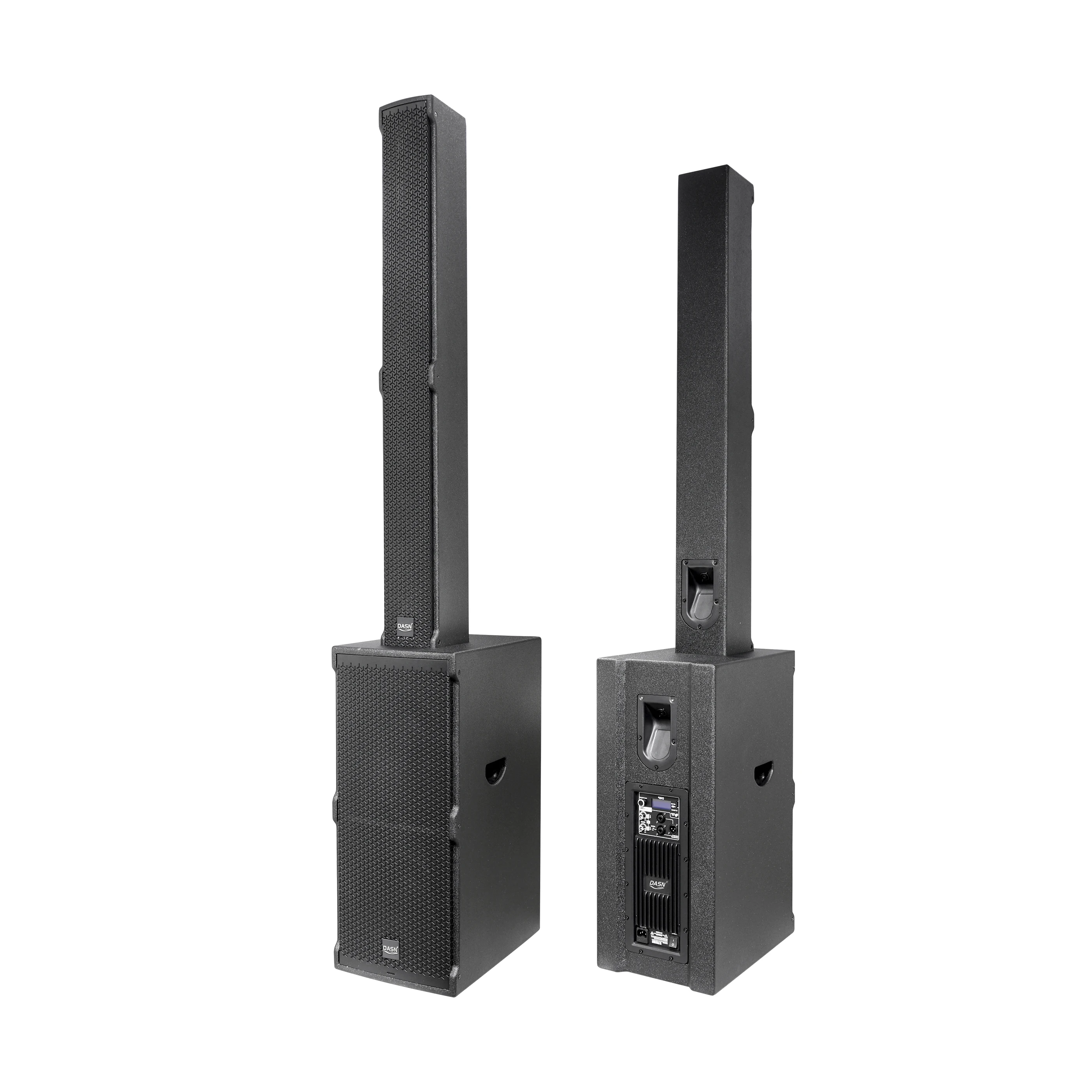 MAX12 4000W 2x10 Inch Subwoofer Audio Dj Party Stage Indoor Outdoor Wedding Active Professional Column Speaker PA System