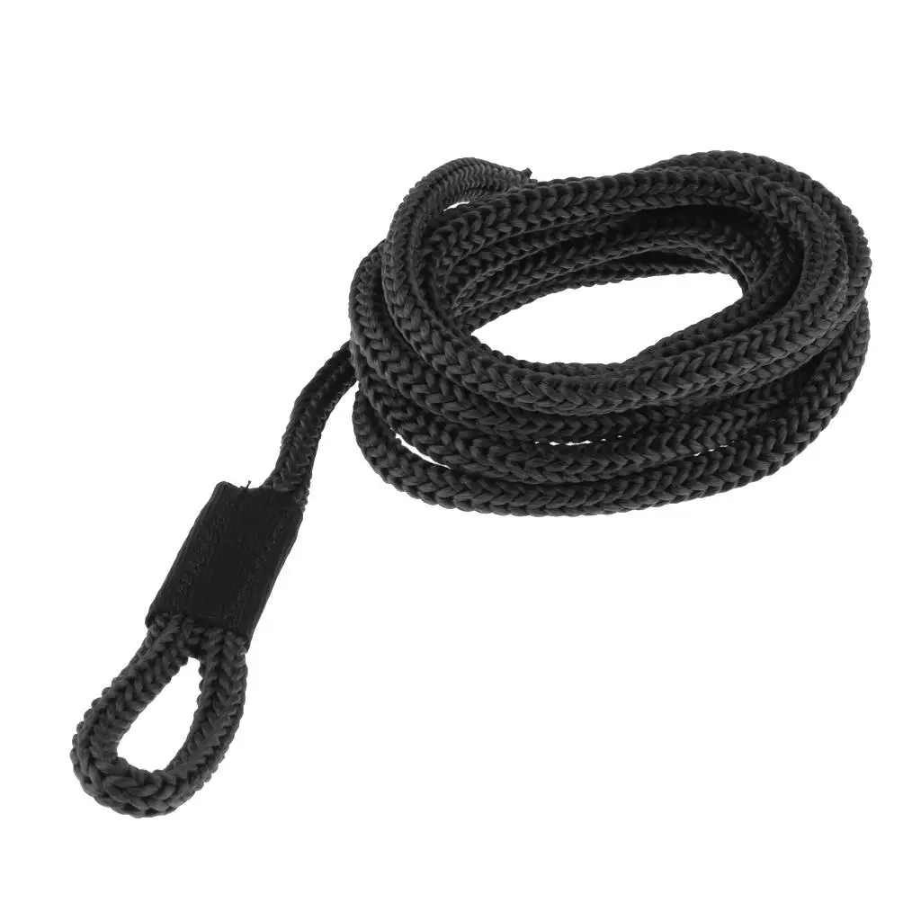 Double Braided Dock Lines Marine Rope for Boat Kayak Easy to Handle with Spliced