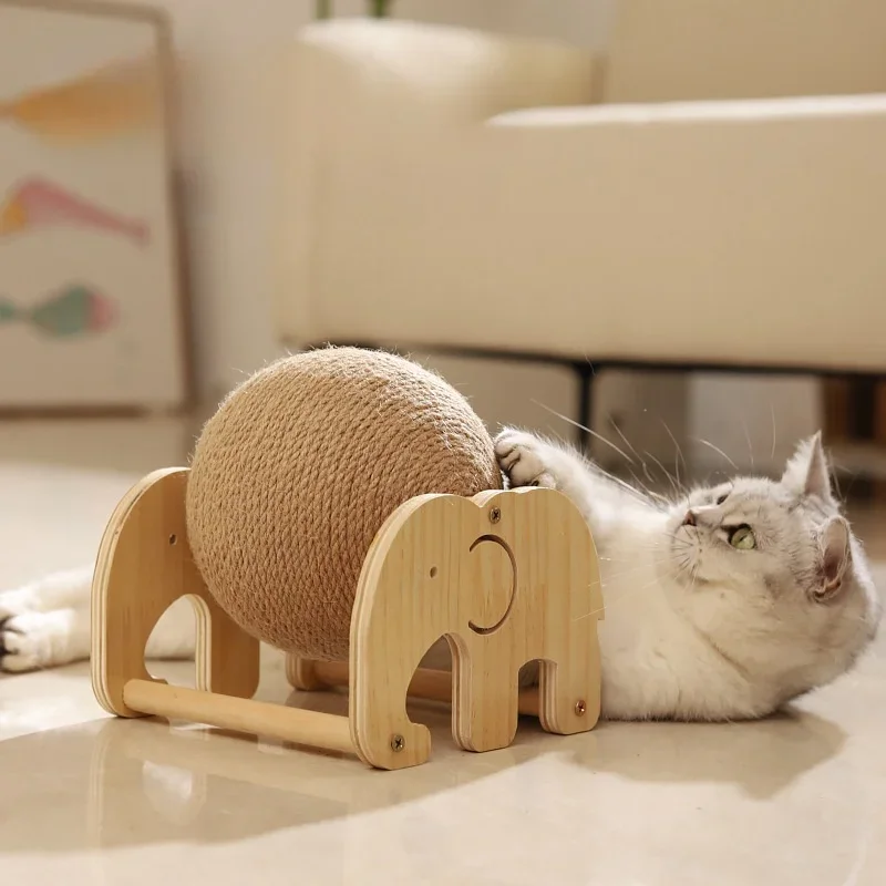 Katze kratzen Ball Spielzeug Kätzchen Sisal Seil Ball Board Schleifen Pfoten Spielzeug Katzen Kratzer Verschleiß feste Haustier Möbel zubehör