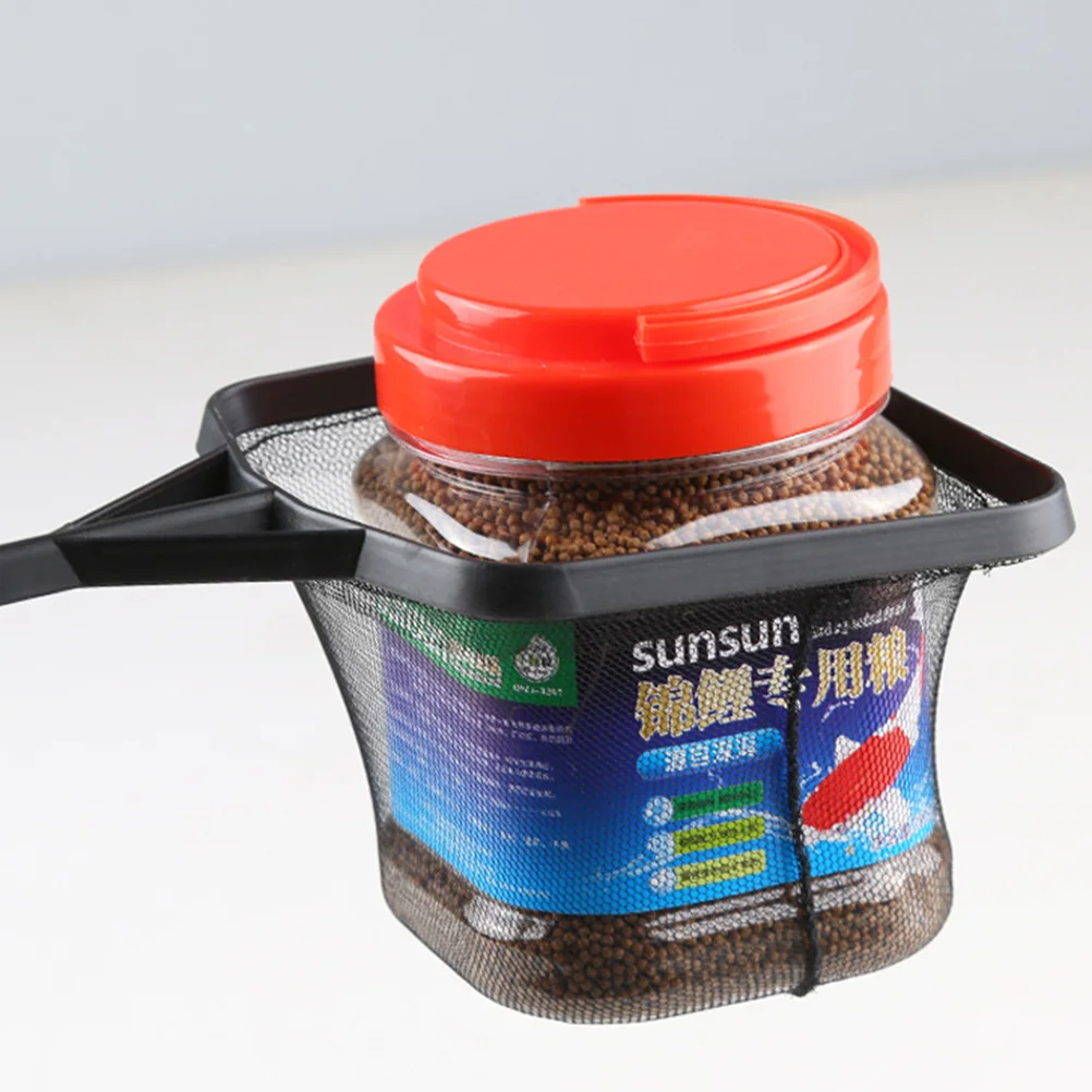 

2Pcs Fishing Landing Net Premium Nylon Net for Fish Tank Aquarium Catching Pet Care Compact Design Black