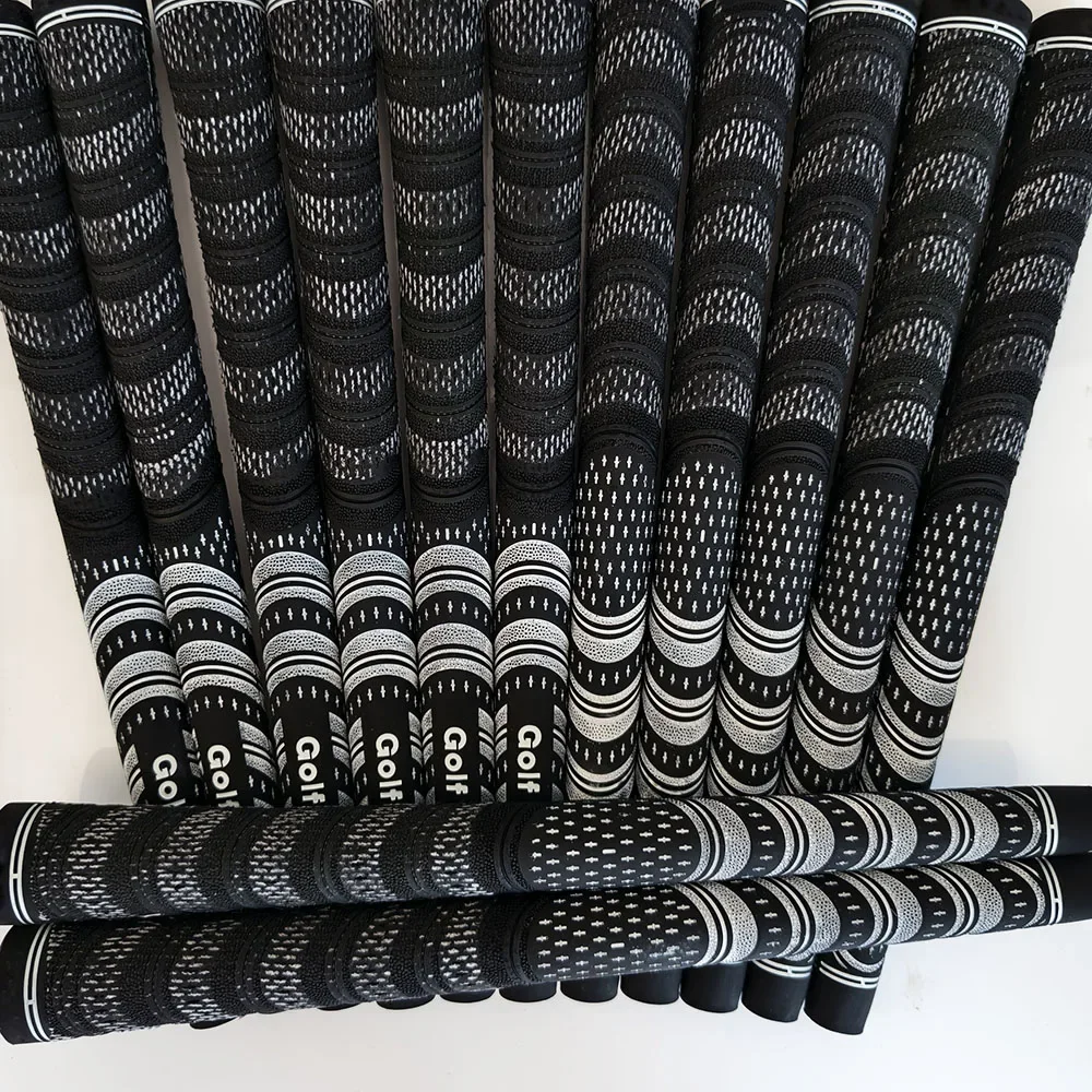 

High Quality 13pcs/lot Standard/Midsize Golf Irons wood Grip Rubber Yarn Multi Compound Golf Club Grips Carbon Yarn Wholesale