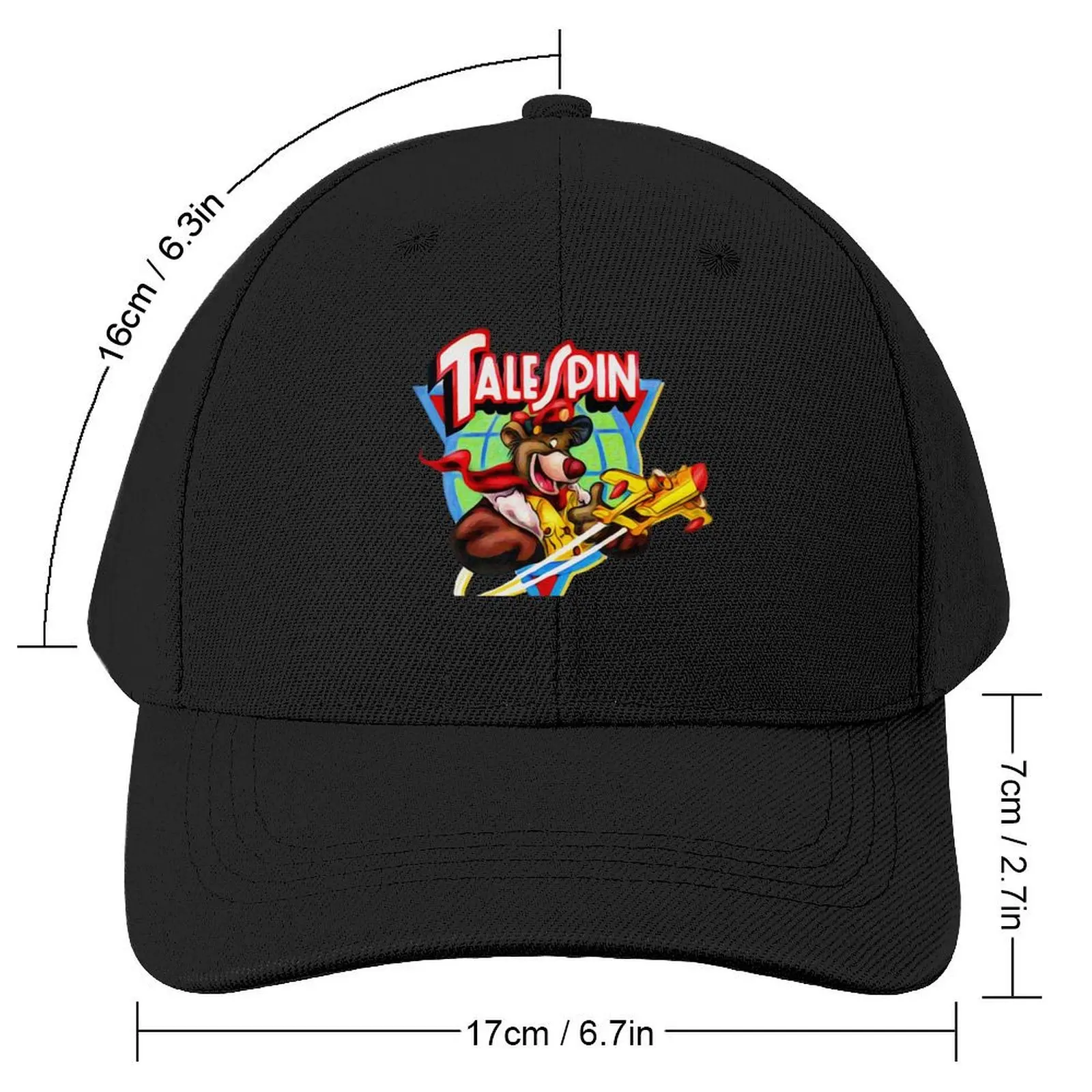 Talespin, Baloo Logo Plane ClassicCap Baseball Cap Icon beach hat New In Hat Trucker Hats For Men Women's