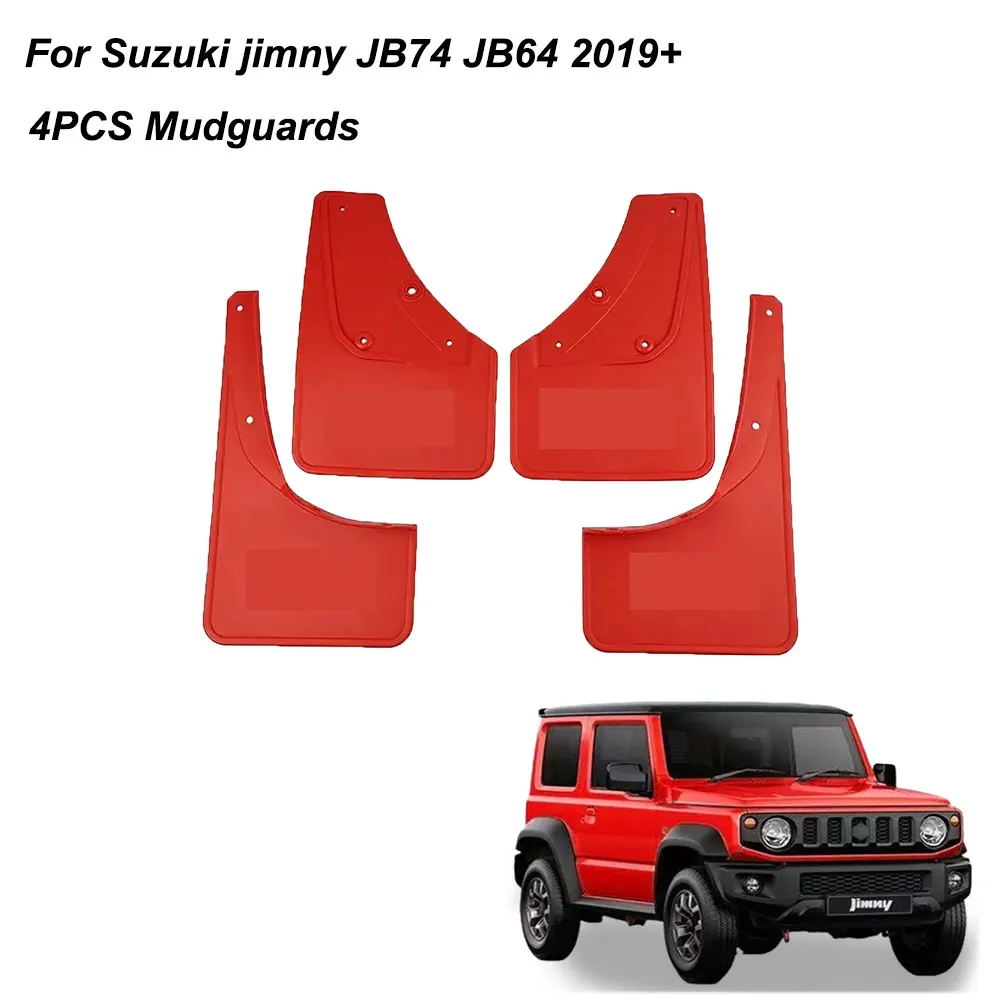 

For Suzuki Jimny JB74 JB64 2019-2025 Mud Flaps Car Mudguards 4PCS Fender Guard Splash Guards For JB64 JB74 Jimny Mudflaps