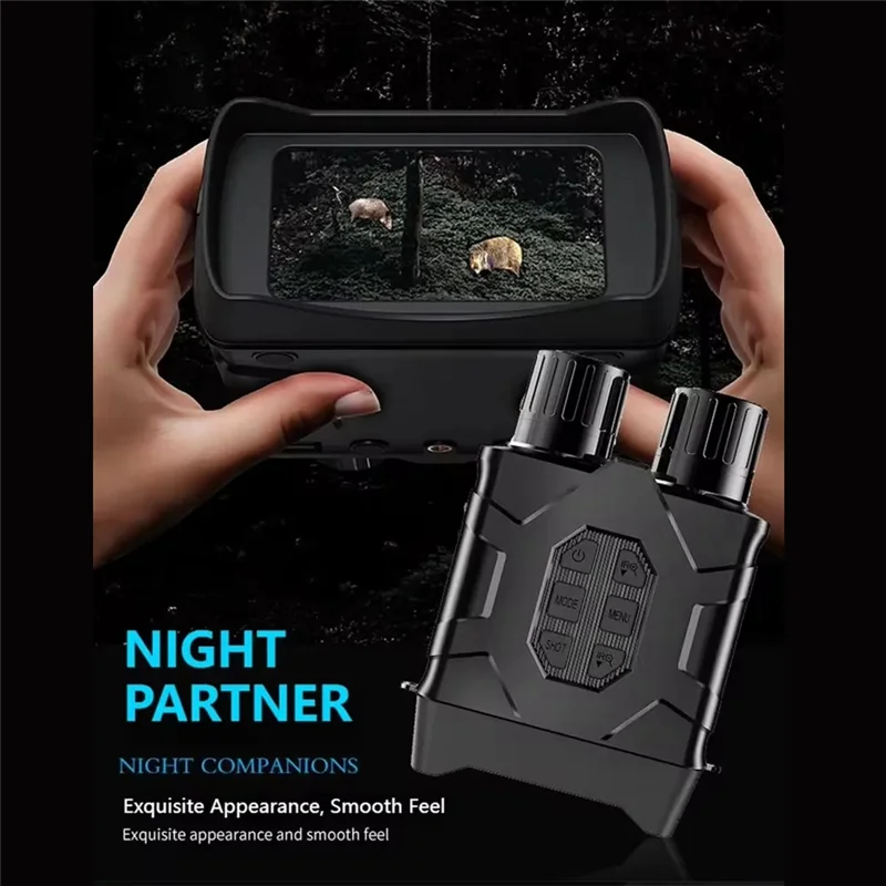 

AED4-N016 Wifi Binoculars 5K UHD Night Vision 52MP 10X Digital Zoom Low/No Light Vision Telescope For Hunting Camping