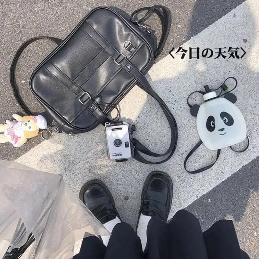 2023 Techwear Harajuku Design Nylon borsa di grande capacità borsa a tracolla Messenger borsa a tracolla donna valigetta Goth Gothic