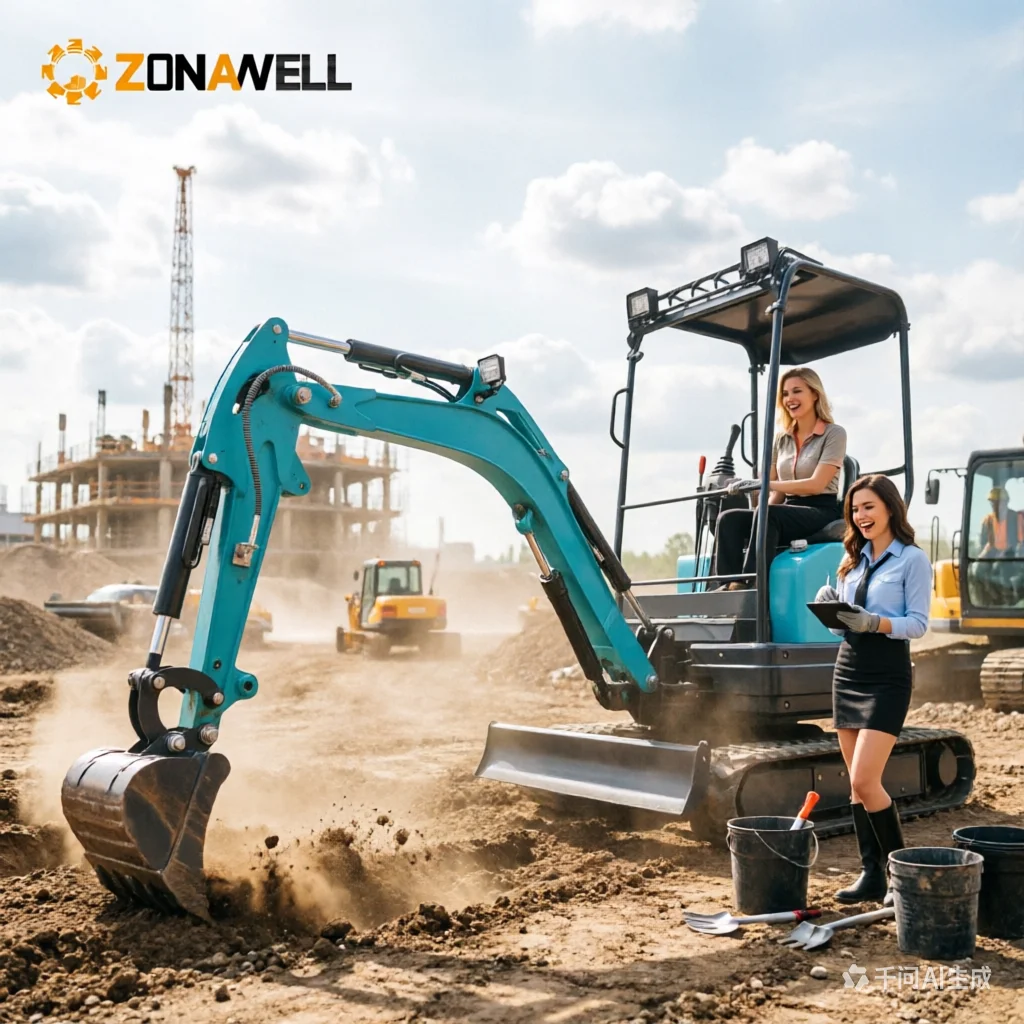 

ZNW-18 1.8t Crawler Mini Excavator with Breaker & Auger Compact Design for Home Use in Narrow Spaces CE Certified Customized dep