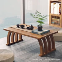 Nanzhu Bay Window Small Tea Table Tatami Japanese Low Table Tea Table Small Table Bedroom Folding Kang Table Household Use 4