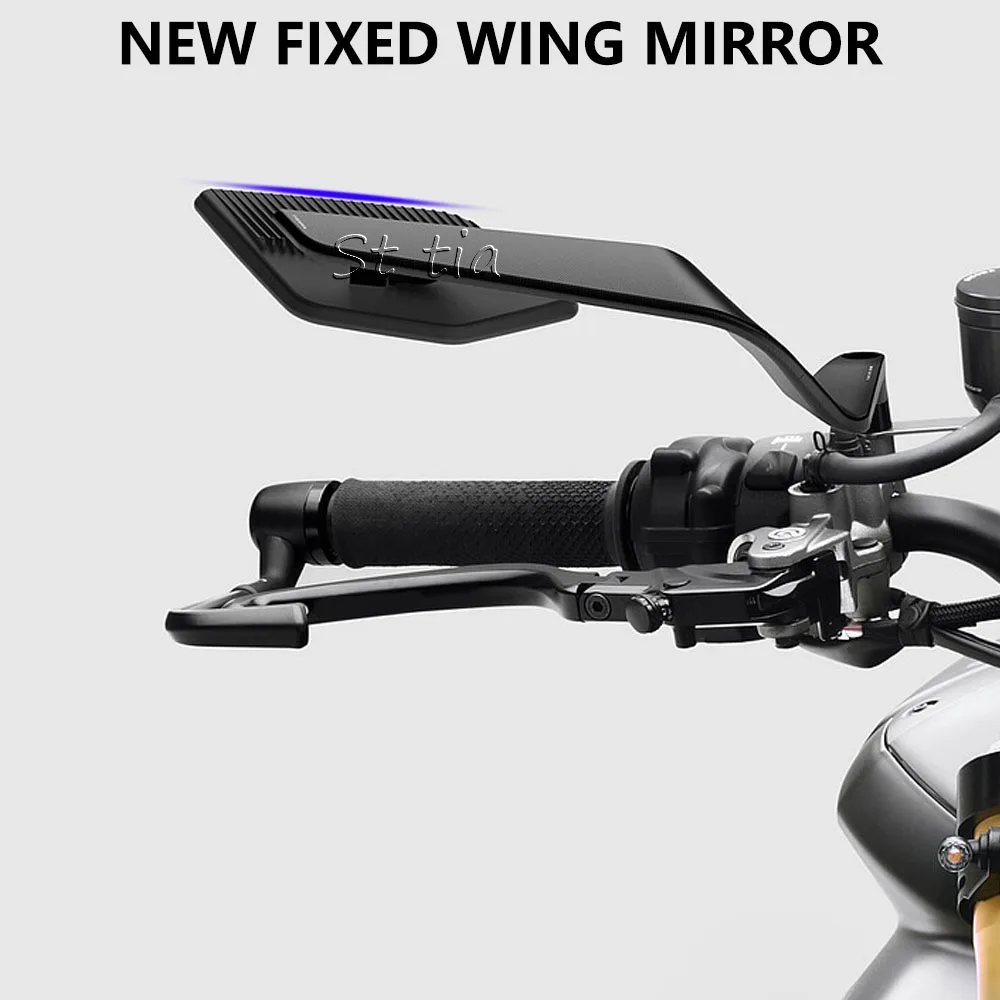 

For Ducati XDiavel 1262S Dark 2021-2023 Diavel 1260 S Motorcycle Accessories Rearview Mirrors Adjustable Wind Wing Aluminum