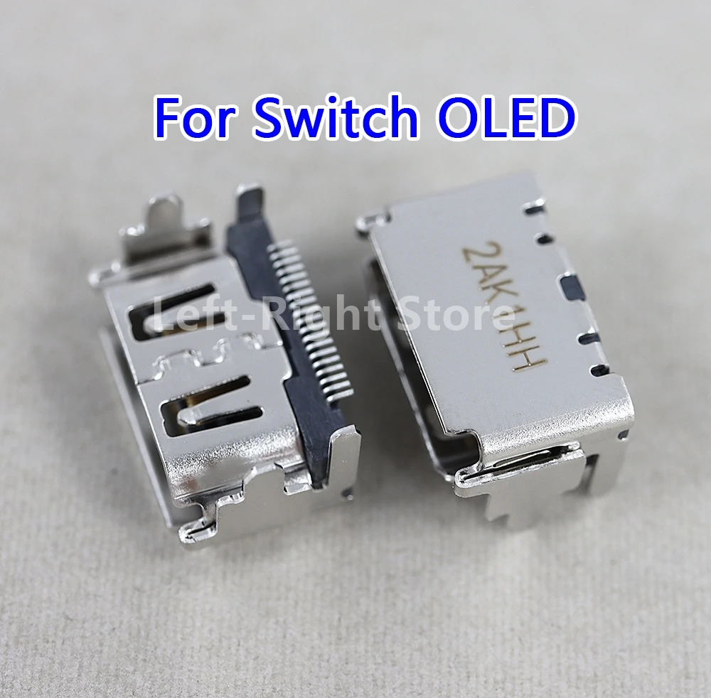 

30PCS TV Dock Interface HD Interface HDMI-compatible Dock Female Socket For Switch OLED Tail Plug Replacement
