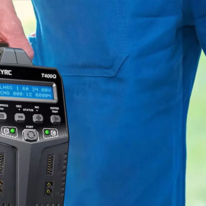 SK-100189 T400Q Lipo Battery Balance Charger SKYRC /Discharger Quattro AC/DC 1-6S XT60 LiFe NiMH RC Universal Battery Charger