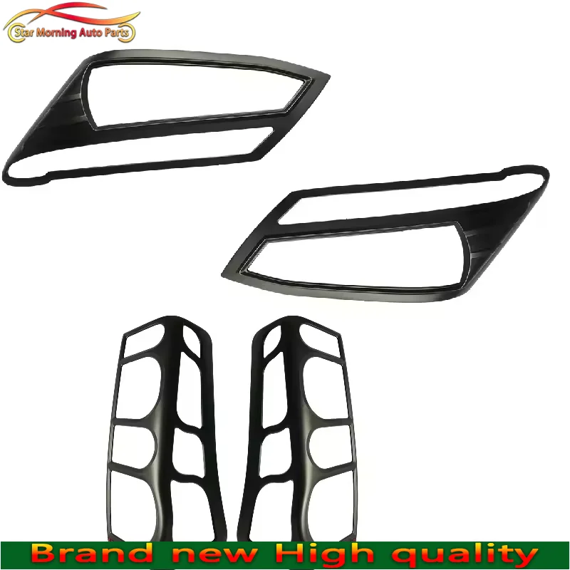 

AUTO HEAD LAMP COVER TAIL LIGHTS COVERS External headlight covers and taillight covers of the car for Isuzu Dmax 2012-2015