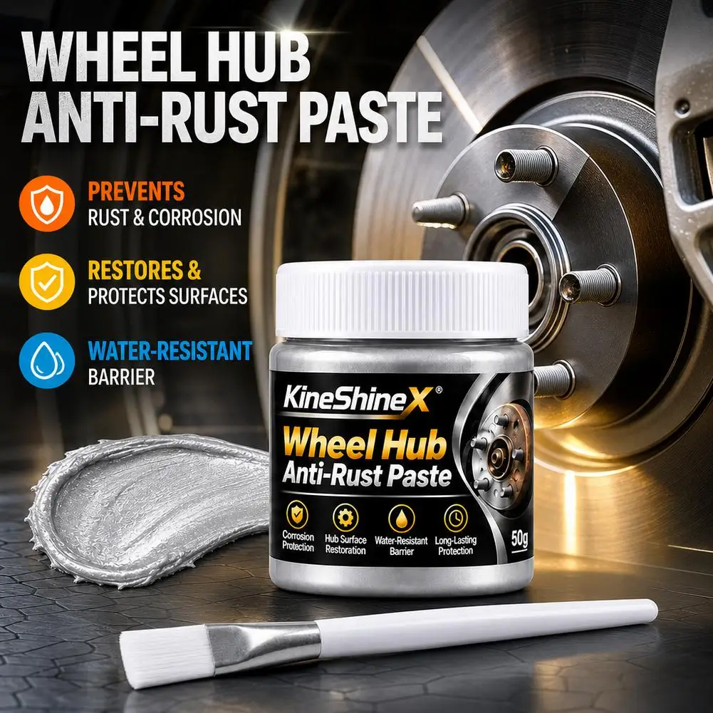 Wheel Hub Anti Rust Paste 50g 4 Colors Metal Protective Coating Car Rim Rust Prevention And Repair Kit