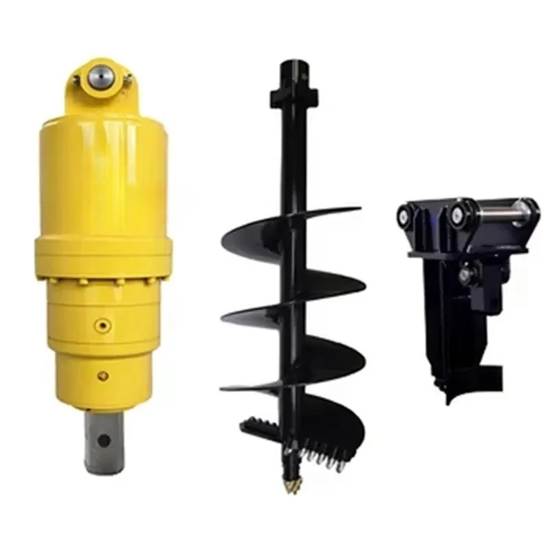Hydraulic Excavator Screw Earth Drill Earth Auger Agricultural Garden Tool