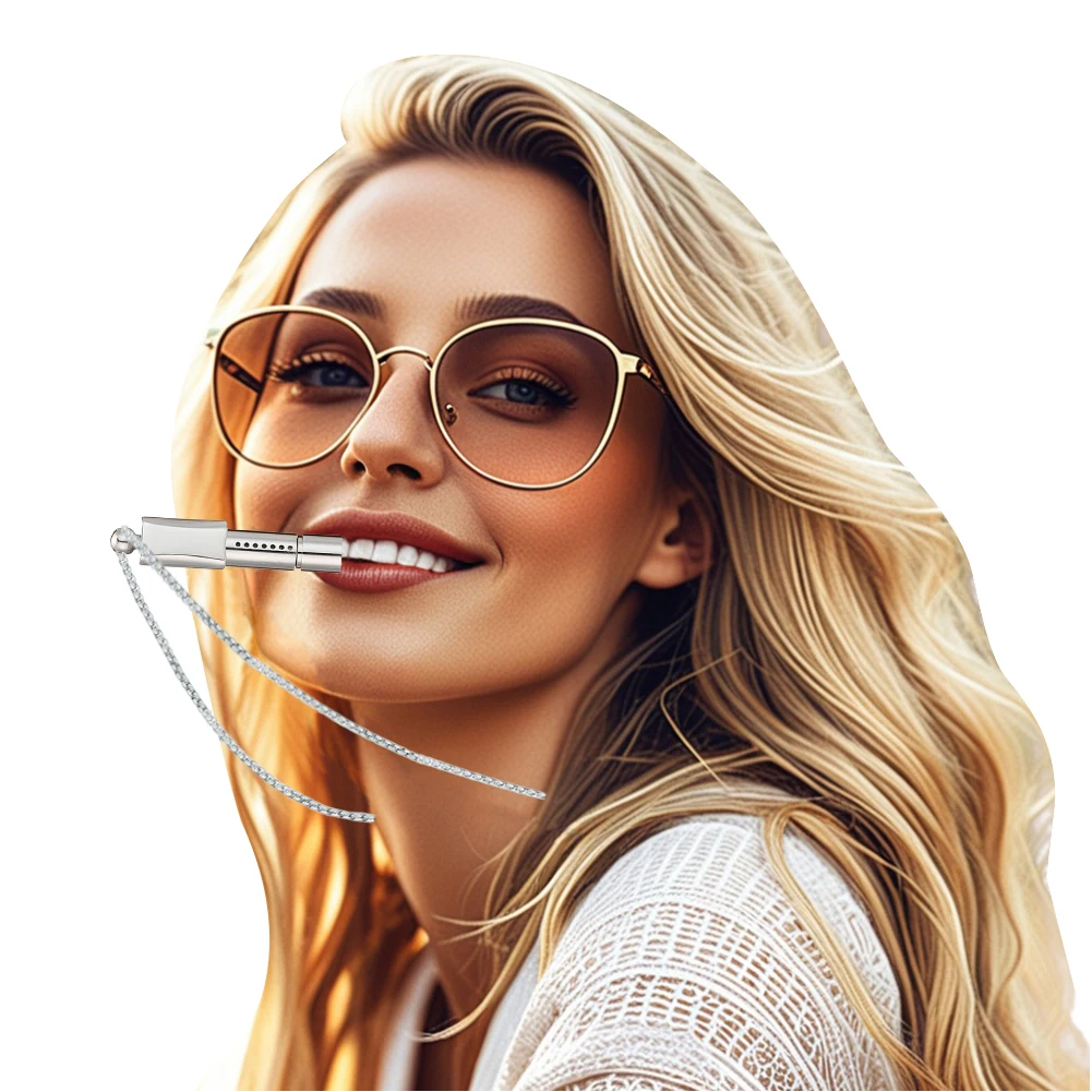 Ademhalingsweerstand Fluitje Ketting Roestvrij Staal Meditatie Fluitje Ketting Mindful Ademhaling Ketting Meditatie Sieraden