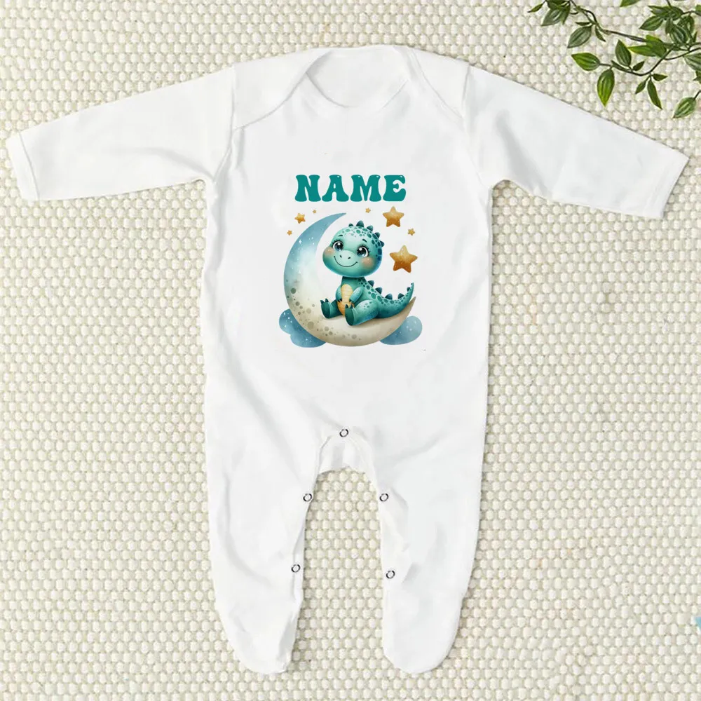 Personalised Babygrow Bodysuit Unicorn with Name Infant Romper Newborn Coming Home Outfit  Baby Shower Gift Baby Girls Sleepsuit